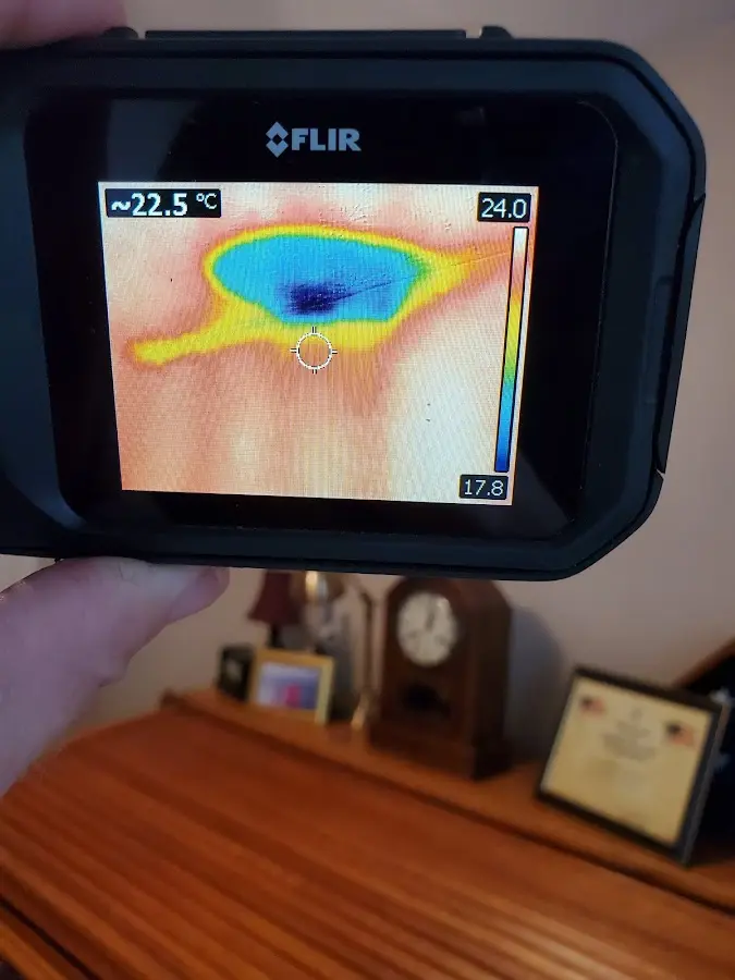 Thermal imaging inspection for water damage in Patchogue